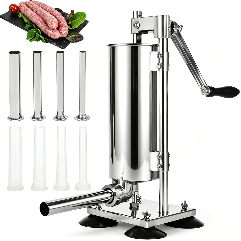 3L Manual Sausage Stuffer Machine 304 Stainless Steel F150