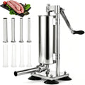3L Manual Sausage Stuffer Machine 304 Stainless Steel F150