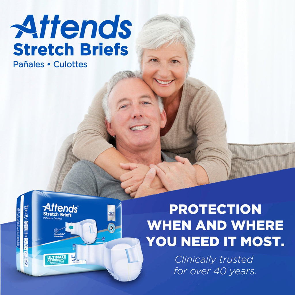 Large/X-Large Adult Incontinence Briefs 96 Ct Q93807