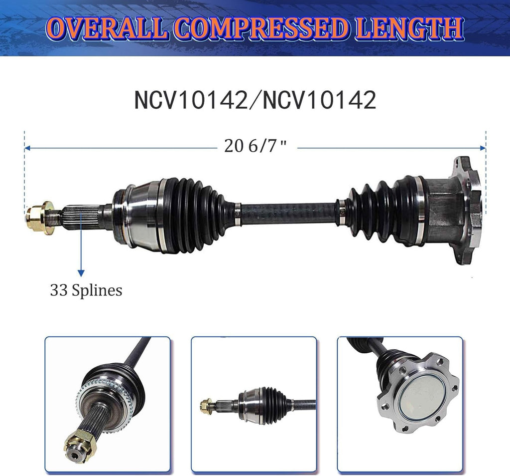 CV Axle Front Pair P27236