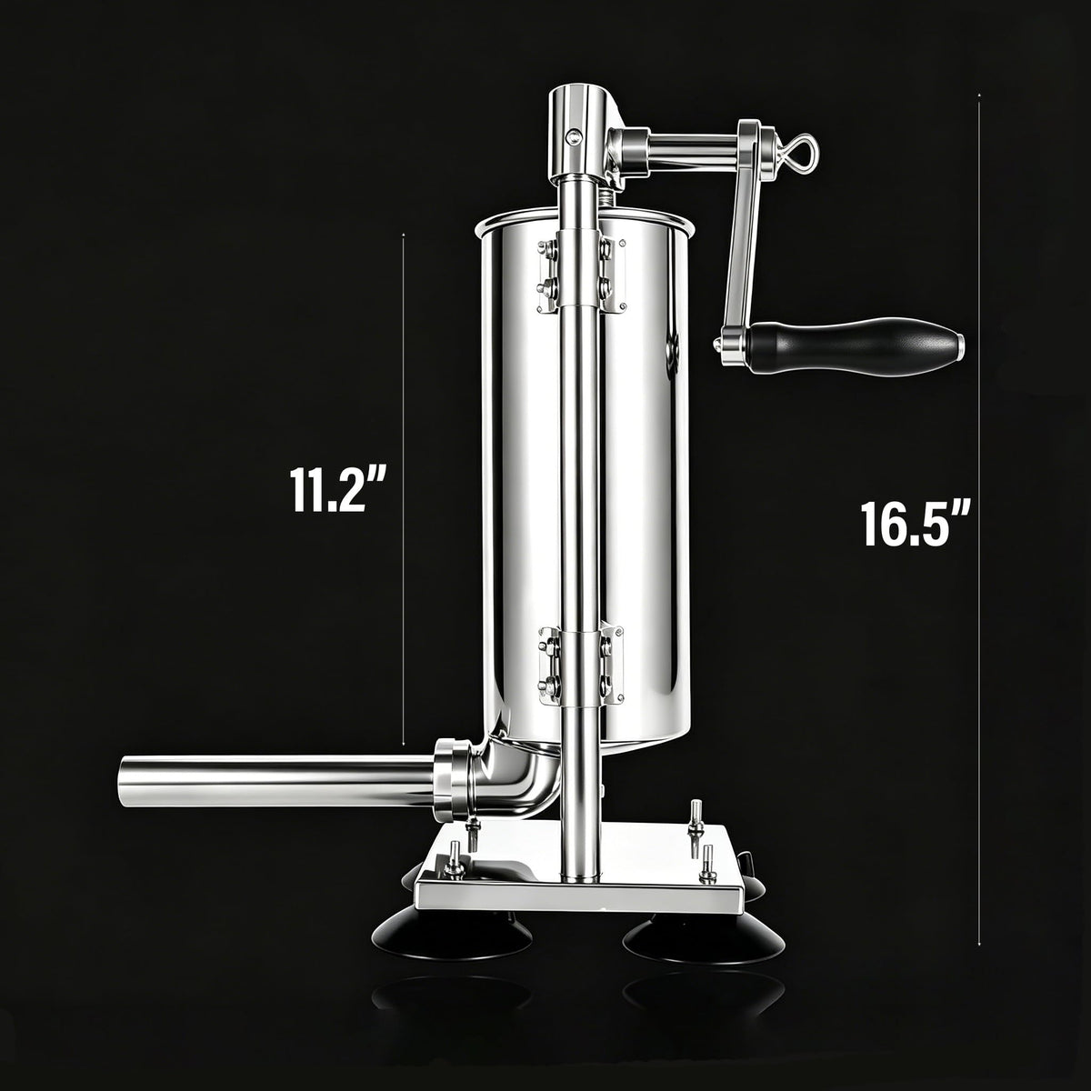 3L Manual Sausage Stuffer Machine 304 Stainless Steel F150