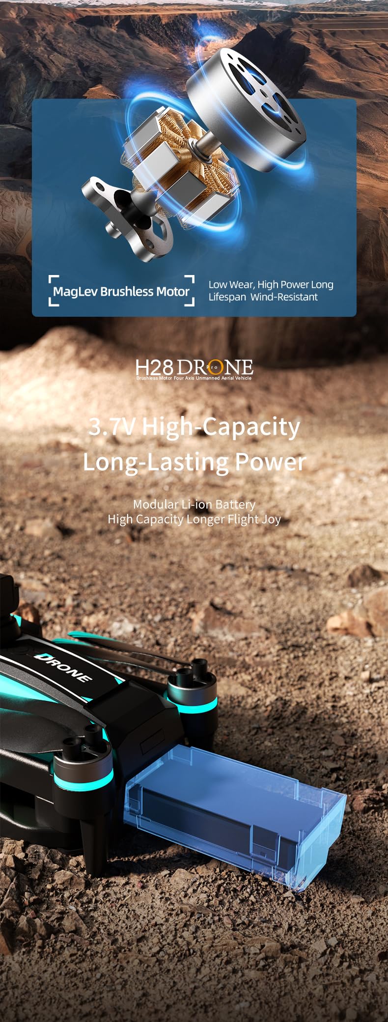 Foldable 1080P Camera Drone with 2 Batteries X369