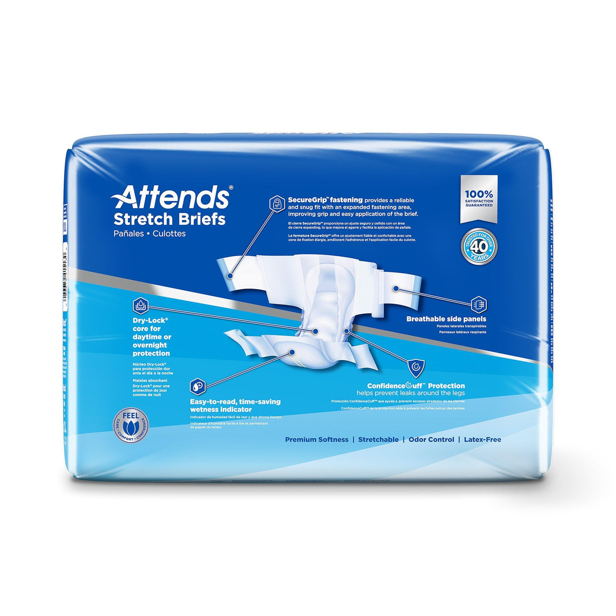 Large/X-Large Adult Incontinence Briefs 96 Ct Q93807