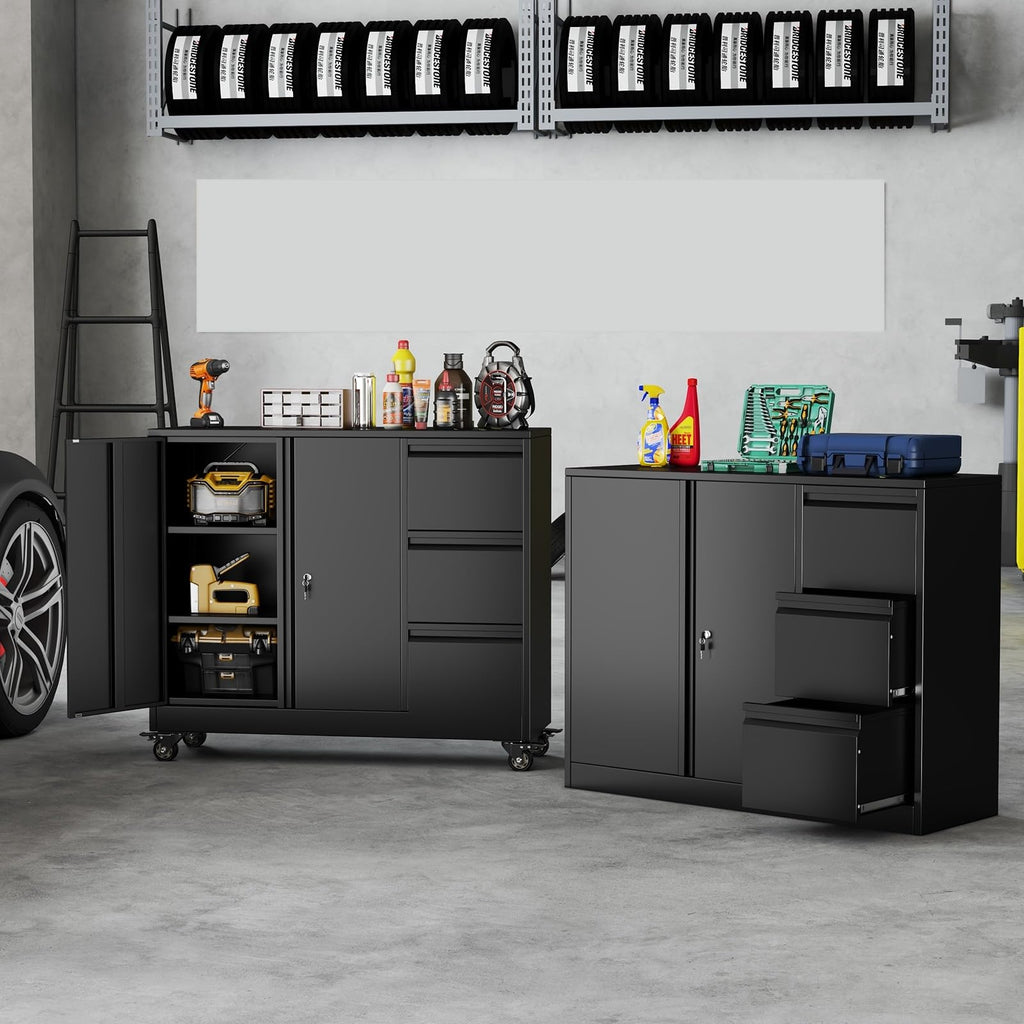 3 Drawer Rolling File Cabinet P18784