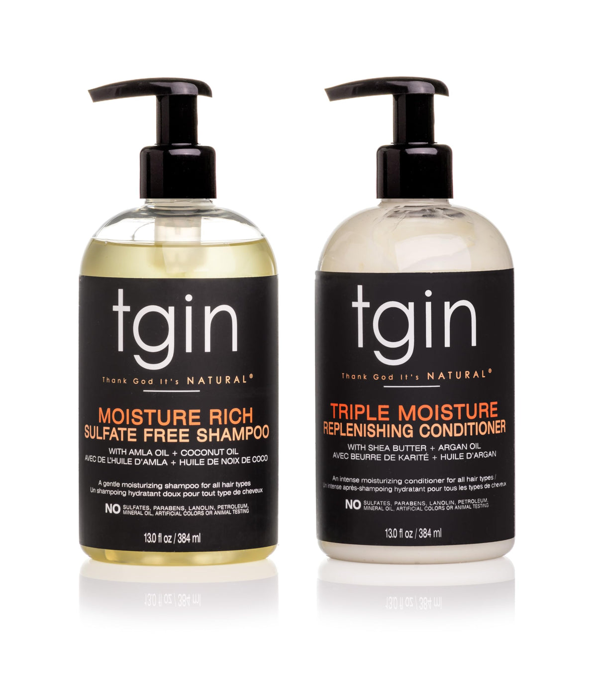Sulfate Free Moisturizing Shampoo & Conditioner Duo 13 oz Set H206