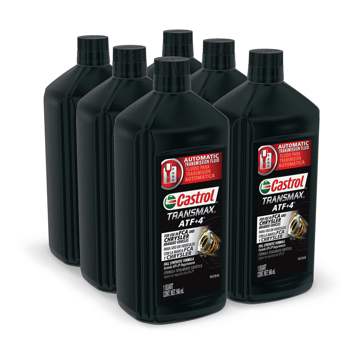 Transmax ATF+4 Automatic Transmission Fluid, 1 Quart, Pack of 6 W334608