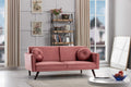 72 Inch Velvet Convertible Futon Sofa Bed with Reclining Backrest W4930