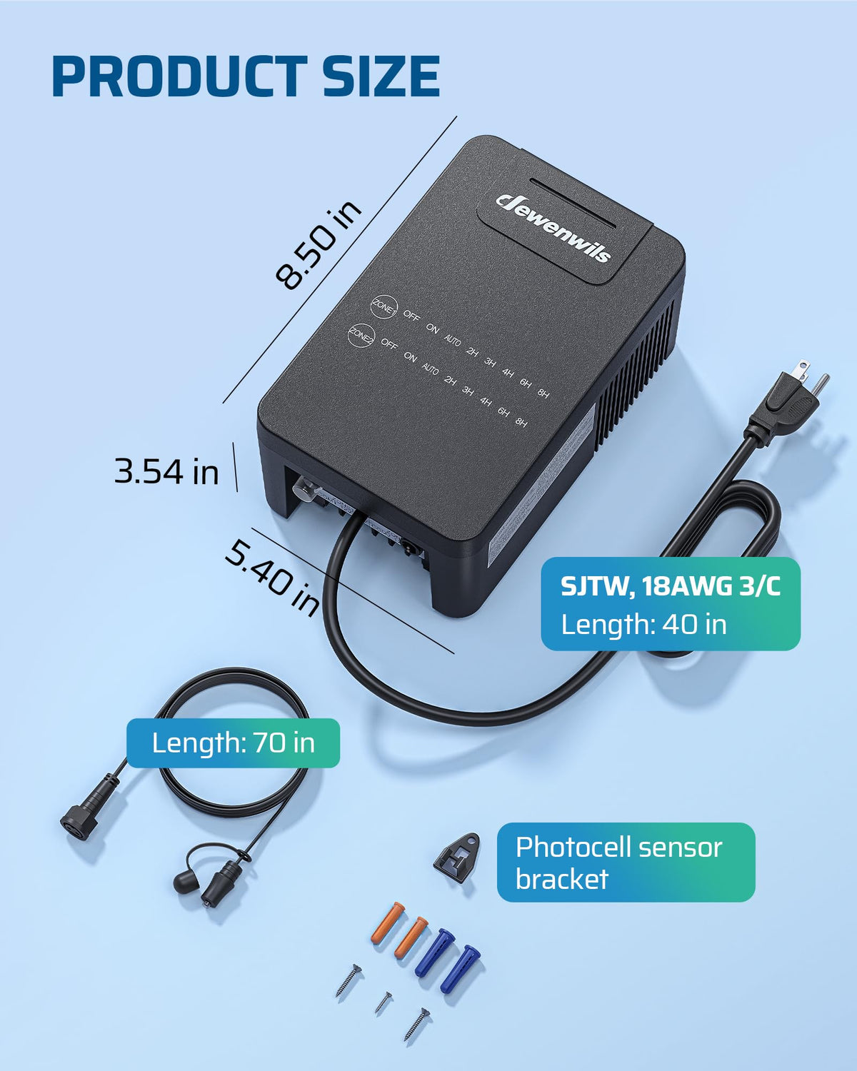 200W Low Voltage Landscape Transformer R2611