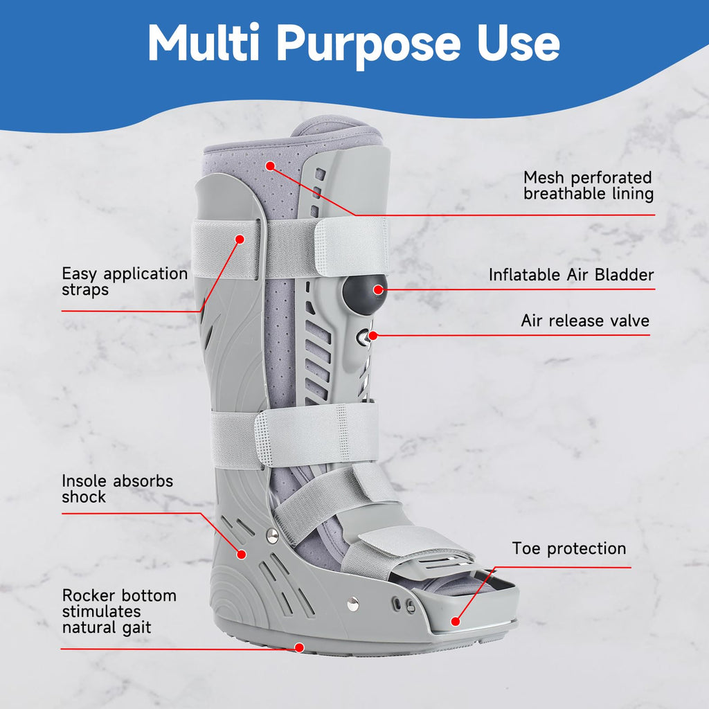 Tall Inflatable Orthopaedic Walking Boot E9367