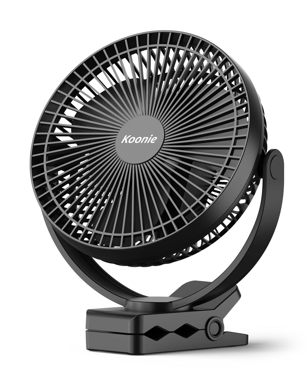8" Black Clip on Fan D6664