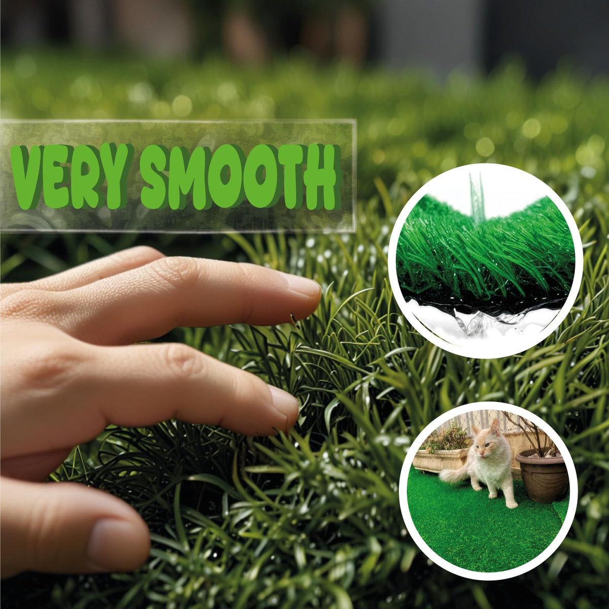 2-Pack Artificial Grass Potty Pad 20x25 Inch P782398