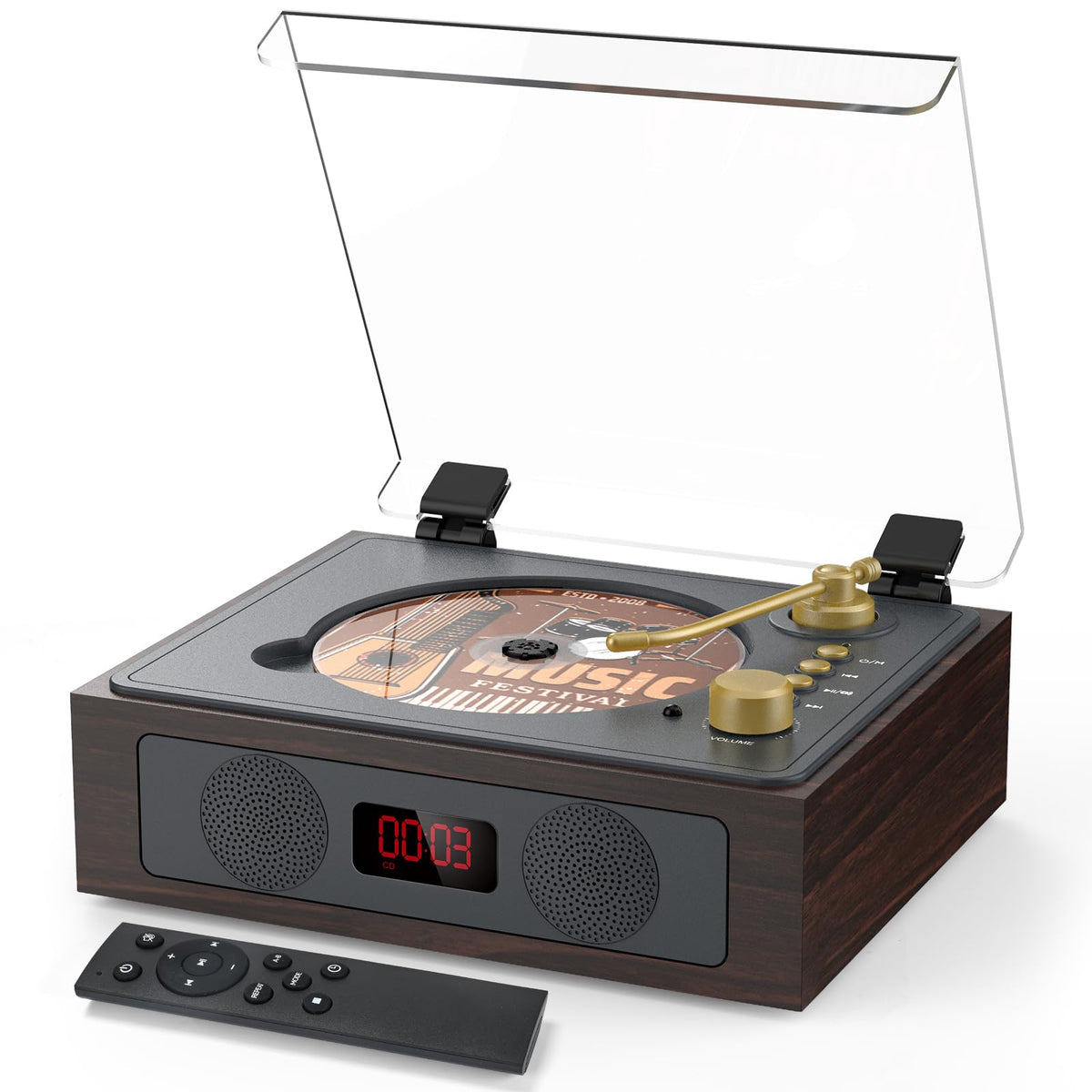 Portable CD Player with Built-in Speakers Bluetooth M89600
