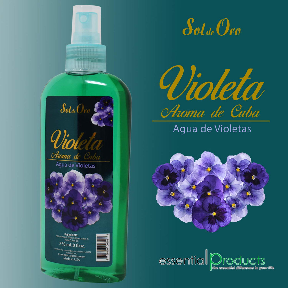 Violet Water Spray 8oz 2 Pack Y663