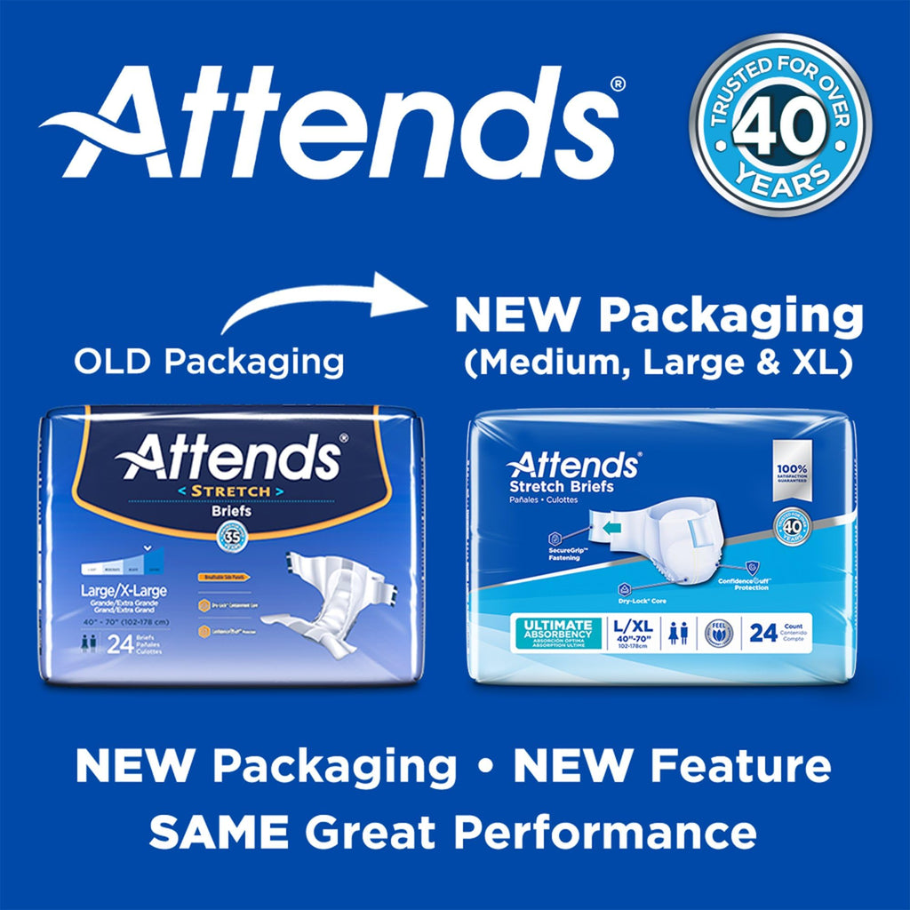 Large/X-Large Adult Incontinence Briefs 96 Ct Q93807