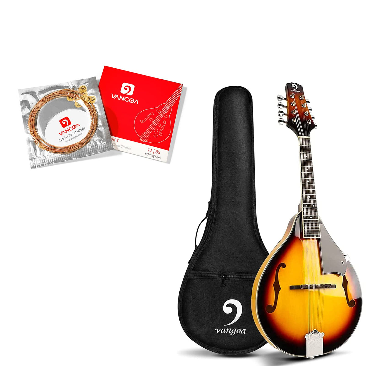 Sunburst 8 String Acoustic Mandolin Y630462