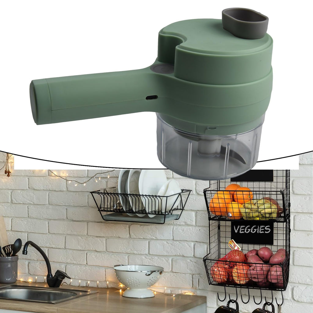 4 In 1 Portable Electric Vegetable Slicer Set Y183