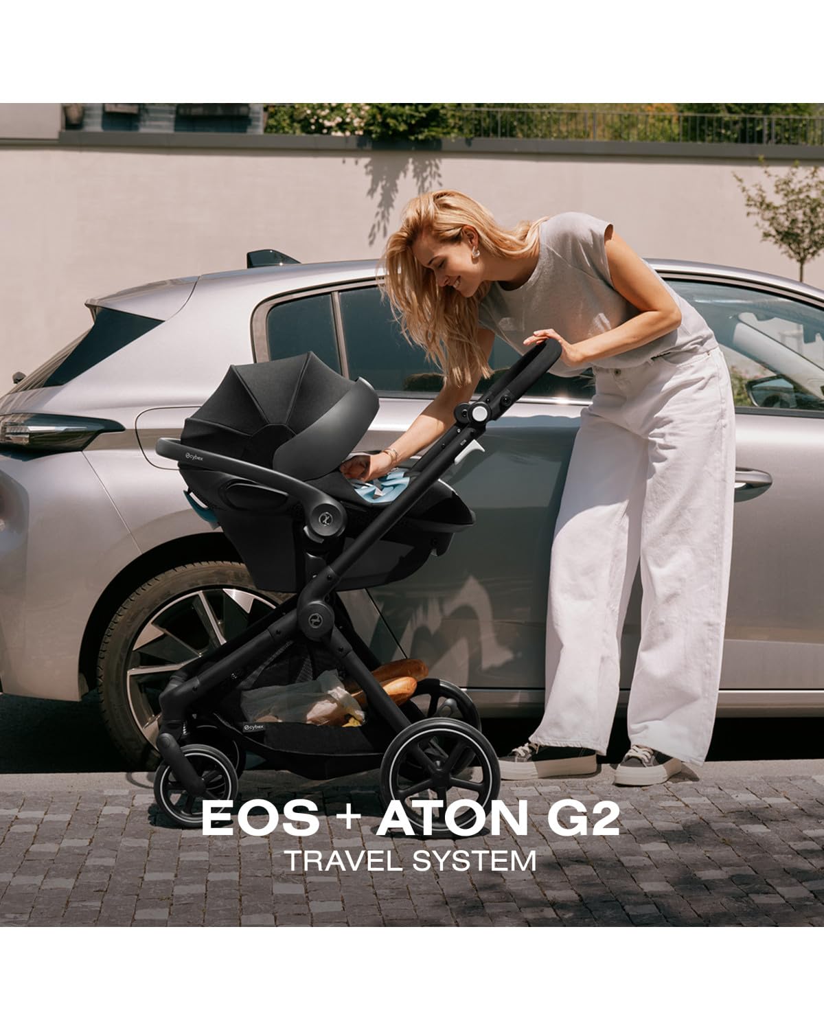 2-in-1 Baby Stroller + Car Seat Combo Almond Beige L5465