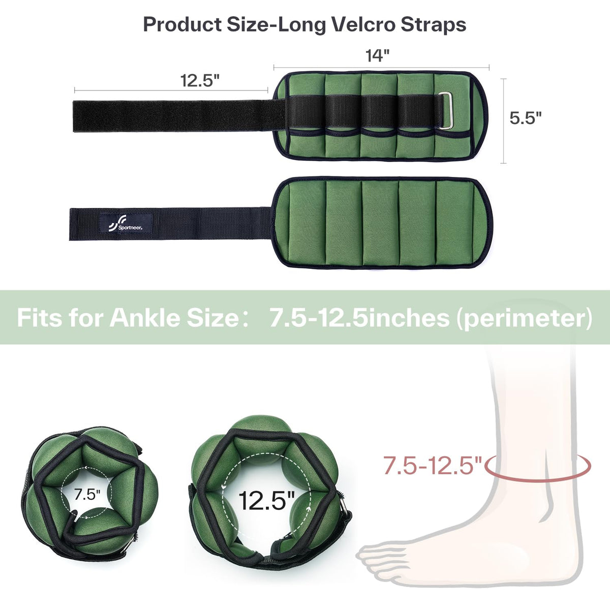 Adjustable Ankle Weights with Dumbbells K248165