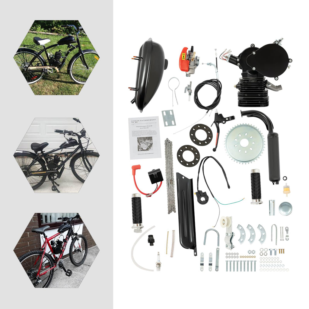 110cc 2-Stroke Bicycle Engine Kit for 26" /28" Bikes Z5577