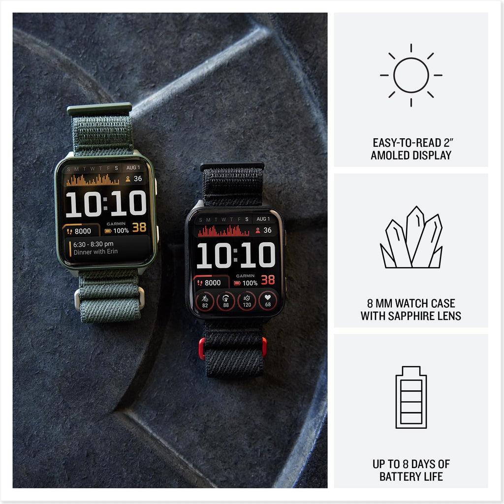 Black 51mm Smartwatch U2993