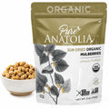 Organic Sun Dried White Mulberries 5 oz Resealable Bag P851770