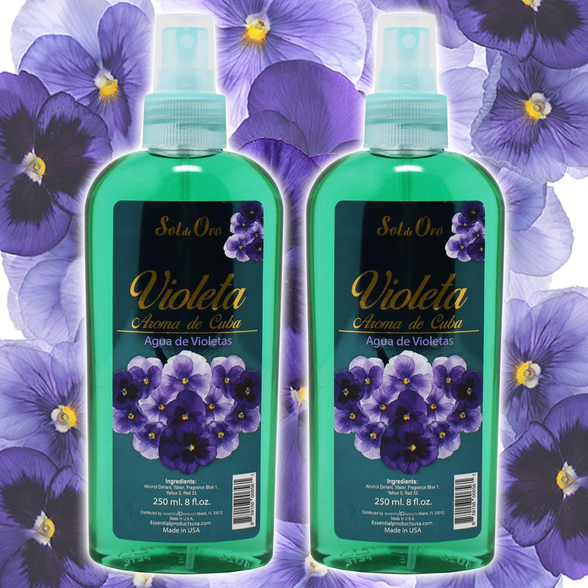 Violet Water Spray 8oz 2 Pack Y663