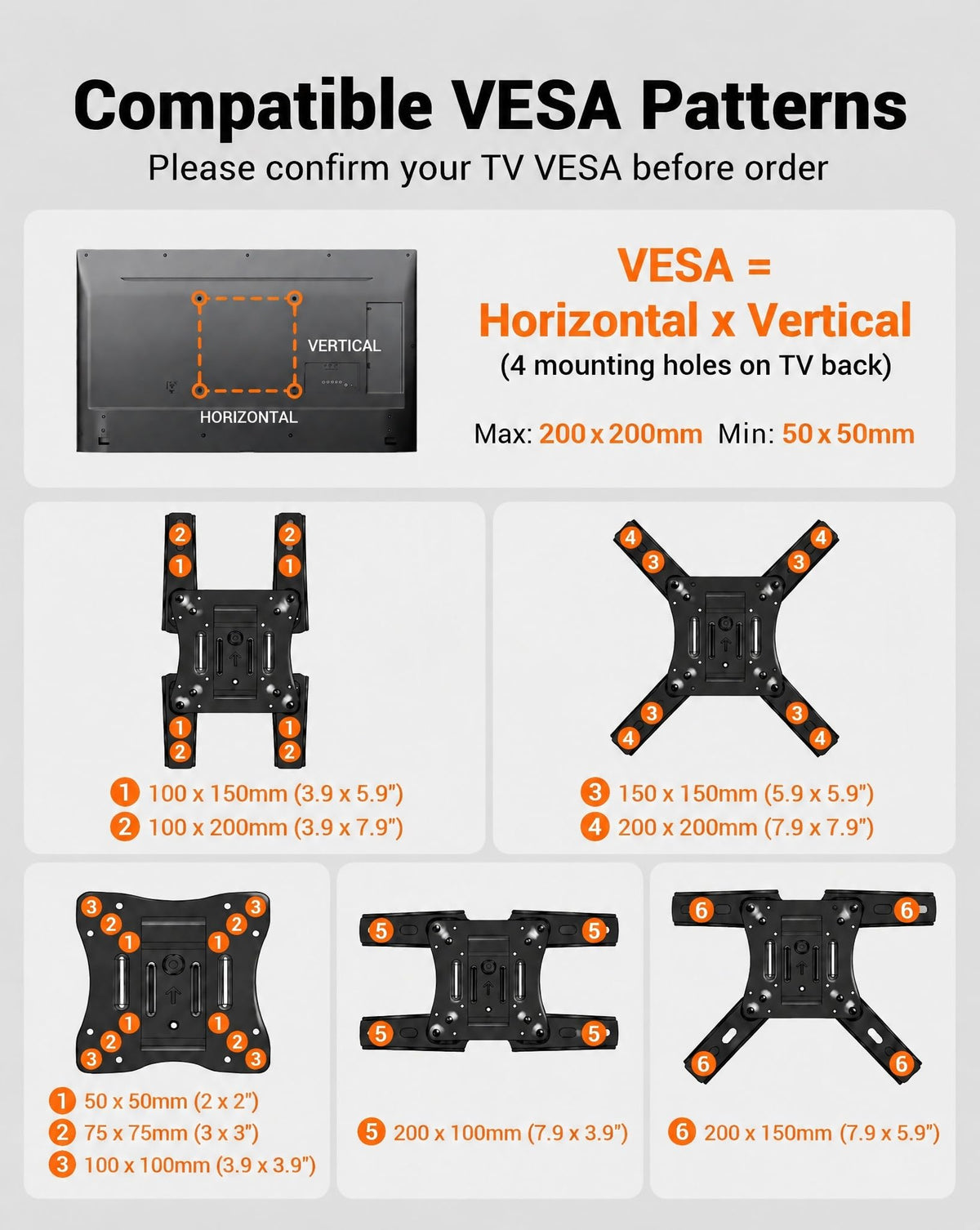 Rolling TV Stand for 13-50 inch TVs E7731
