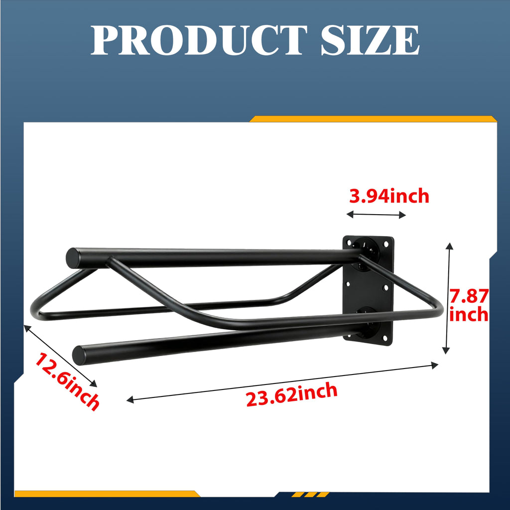 Wall Mount Metal Saddle Rack with Pad Bar T533939