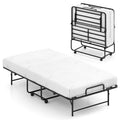 Twin Folding Bed with Memory Foam Mattress J10142