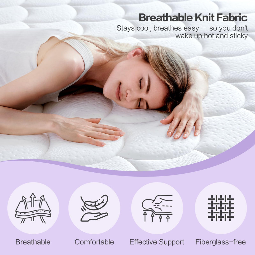 Queen 12 Inch Hybrid Mattress H66860