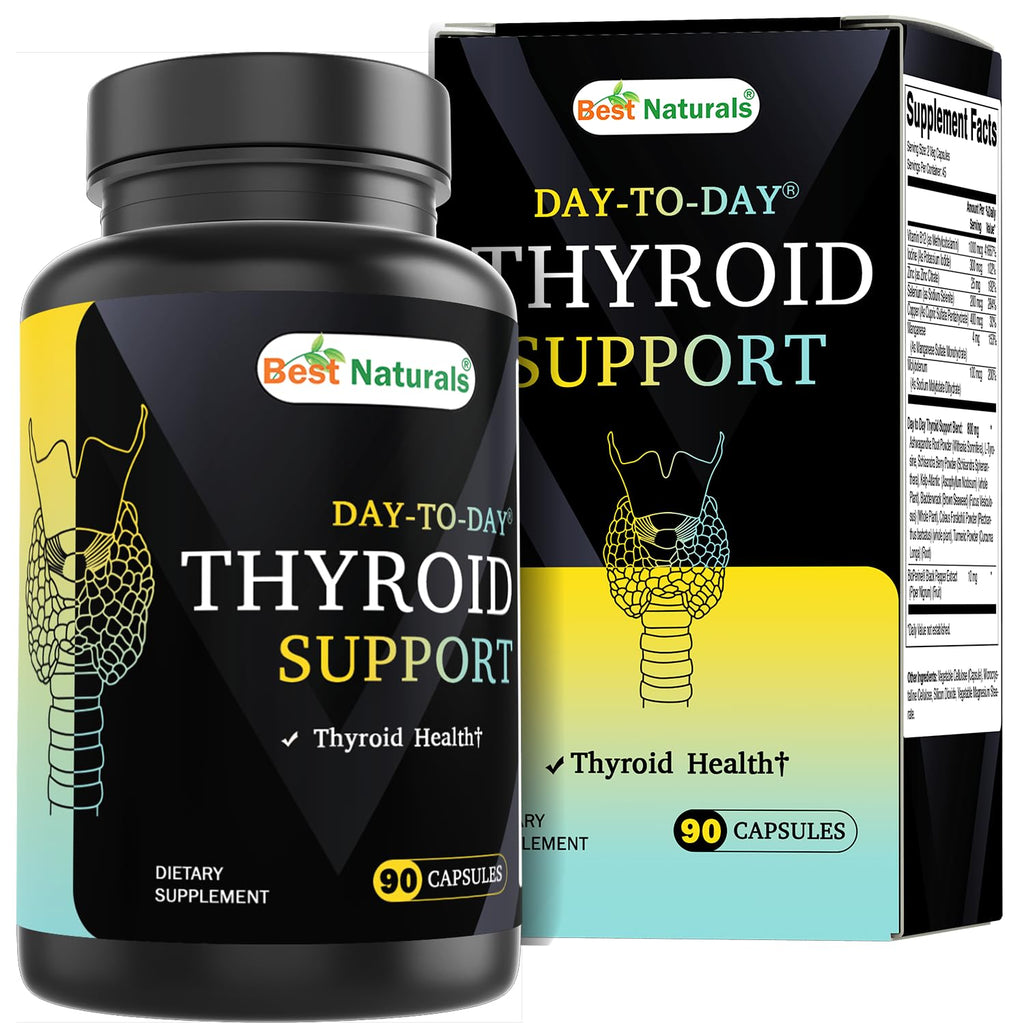 90 Vegetable Capsules Thyroid Support Supplement I329