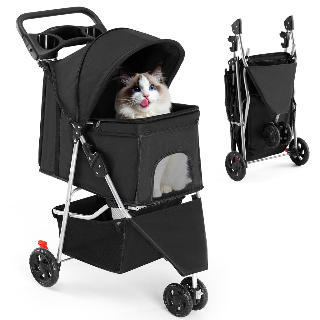 Foldable 3 Wheel Pet Stroller A636641