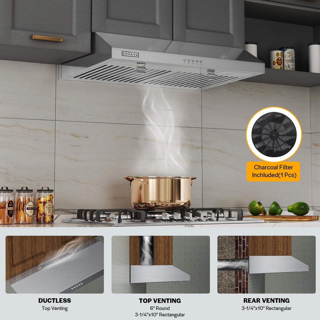 Ductless Under Cabinet Range Hood 30 Inch M868