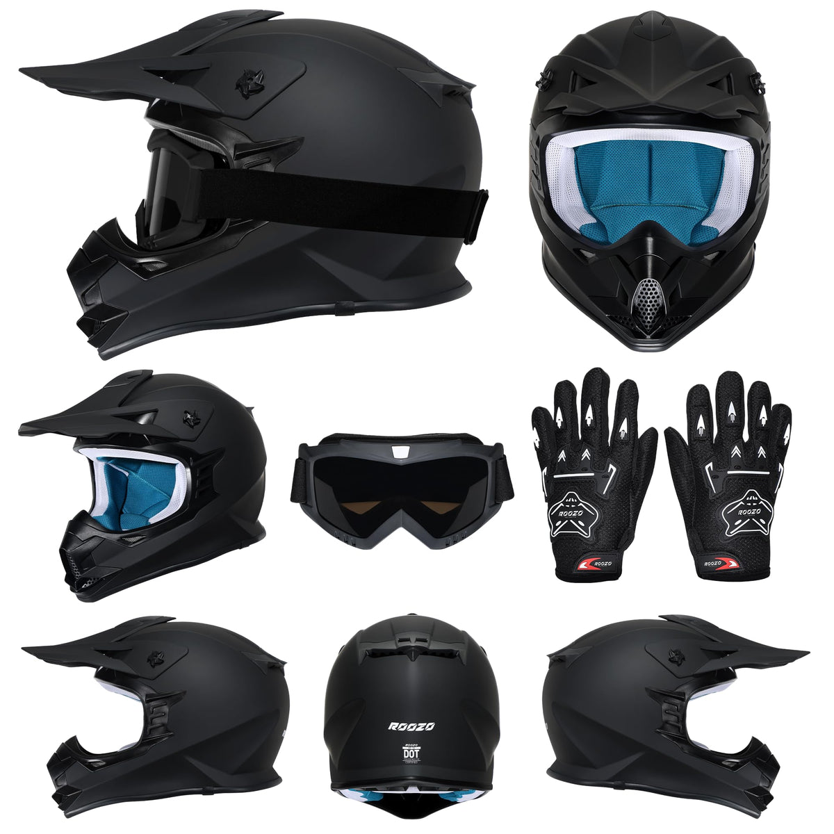 Kids DOT Approved Motocross Helmet J600