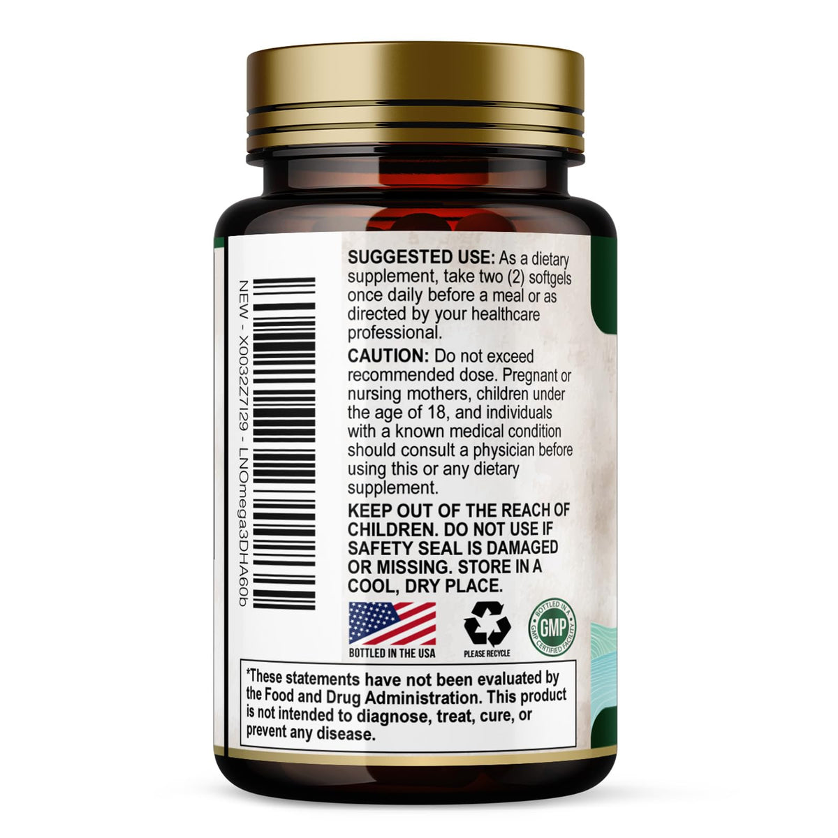 2400mg Omega 3 Fish Oil Softgels P417231