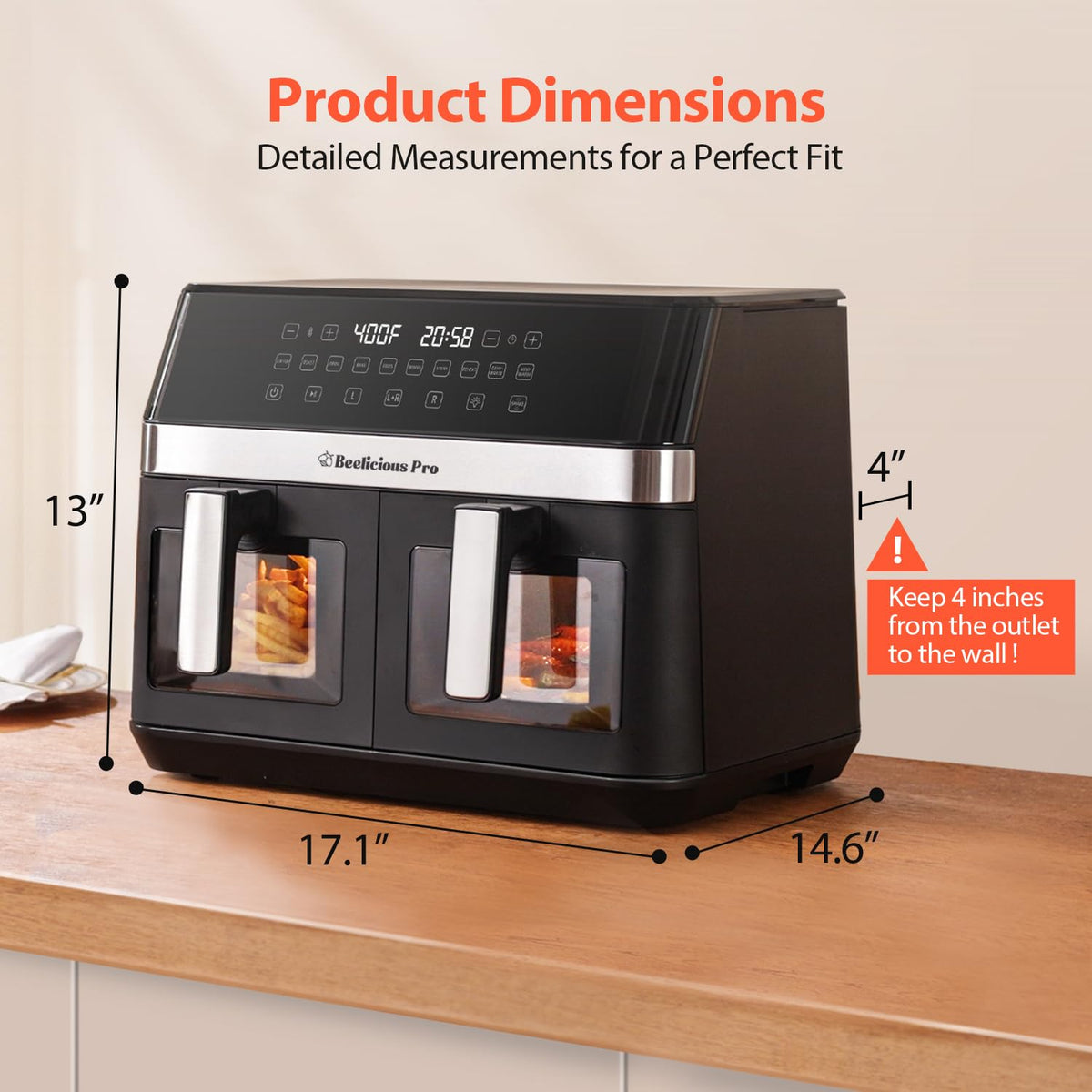 12QT Large Dual Air Fryer Q74914