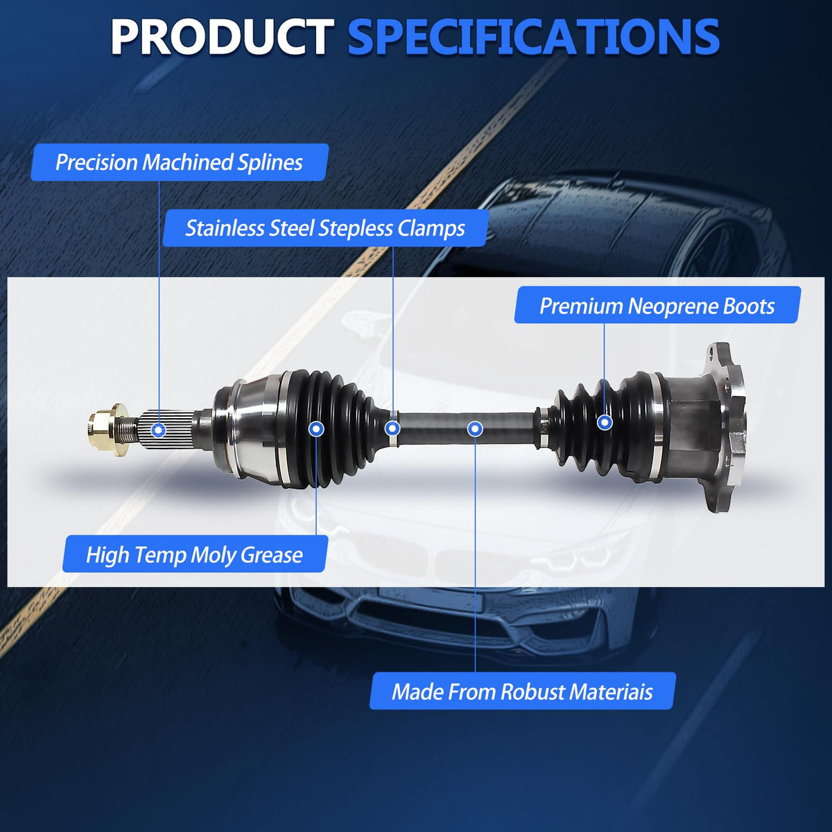 CV Axle Front Pair P27236