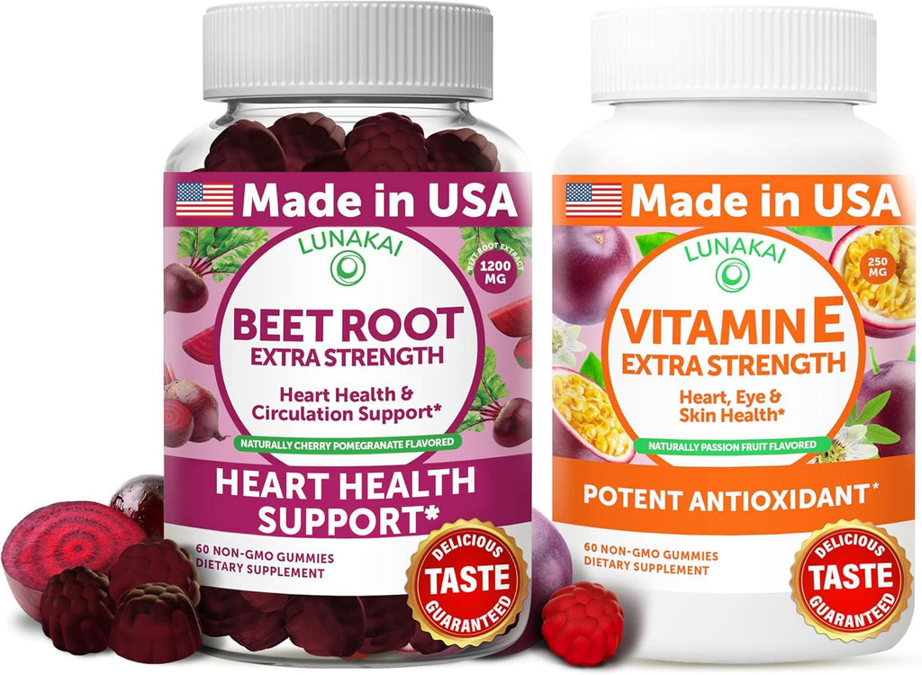 Beet Root Vitamin E C Gummies H1971