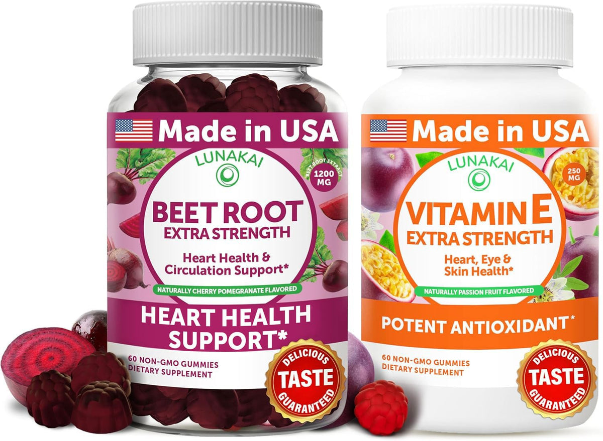 Beet Root Vitamin E C Gummies H1971