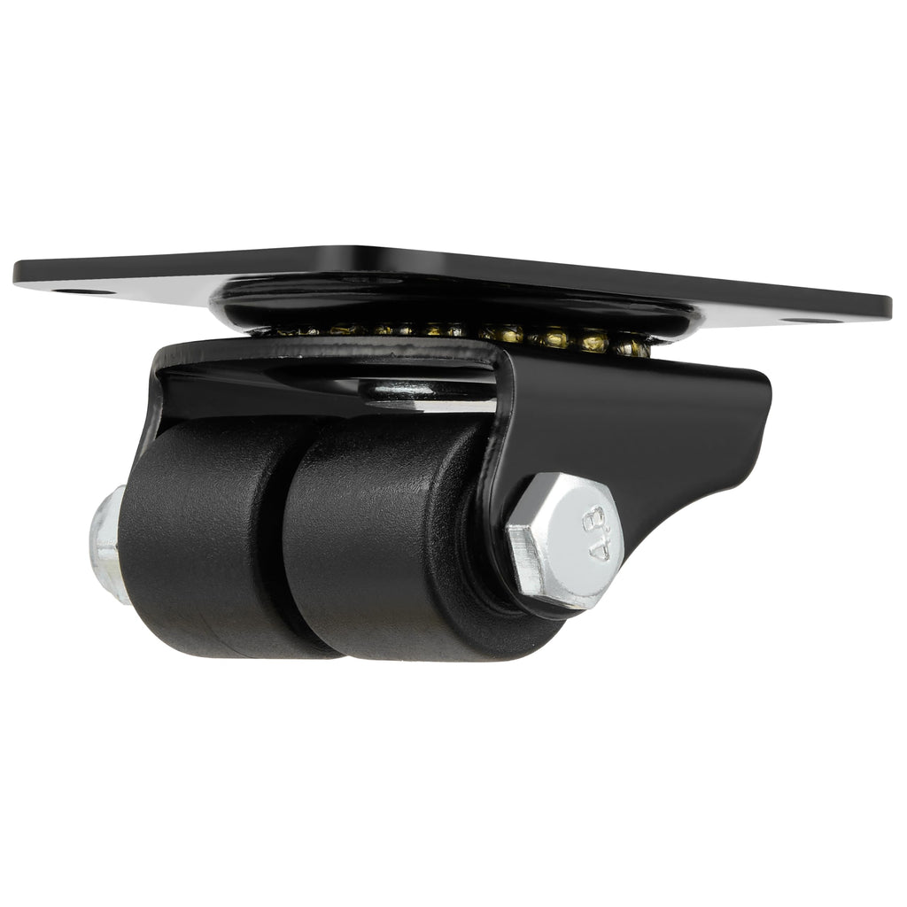 1 Inch Set of 4 Heavy Duty Swivel Caster Wheels Black W71336