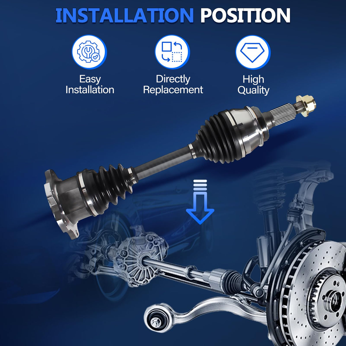 CV Axle Front Pair P27236