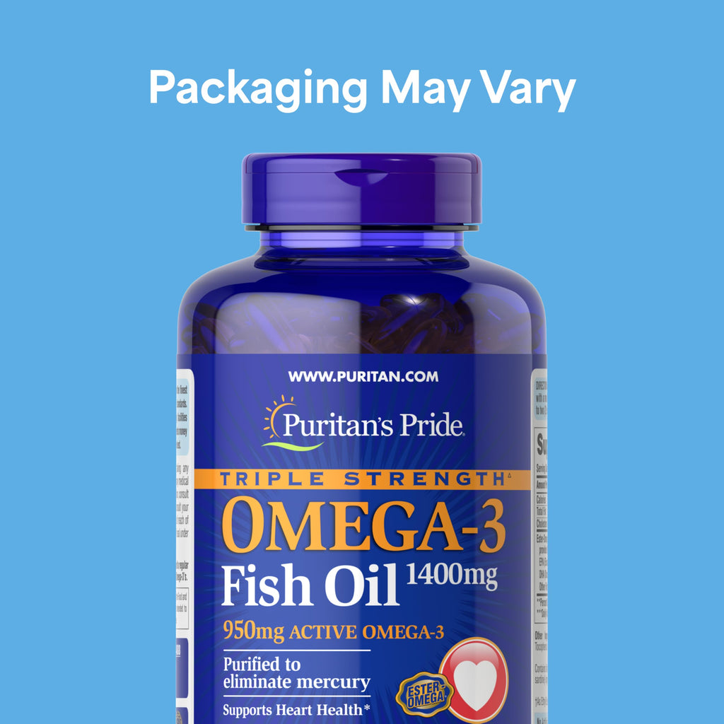 Triple Strength Omega-3 Fish Oil 1400mg 240 Softgels Q202