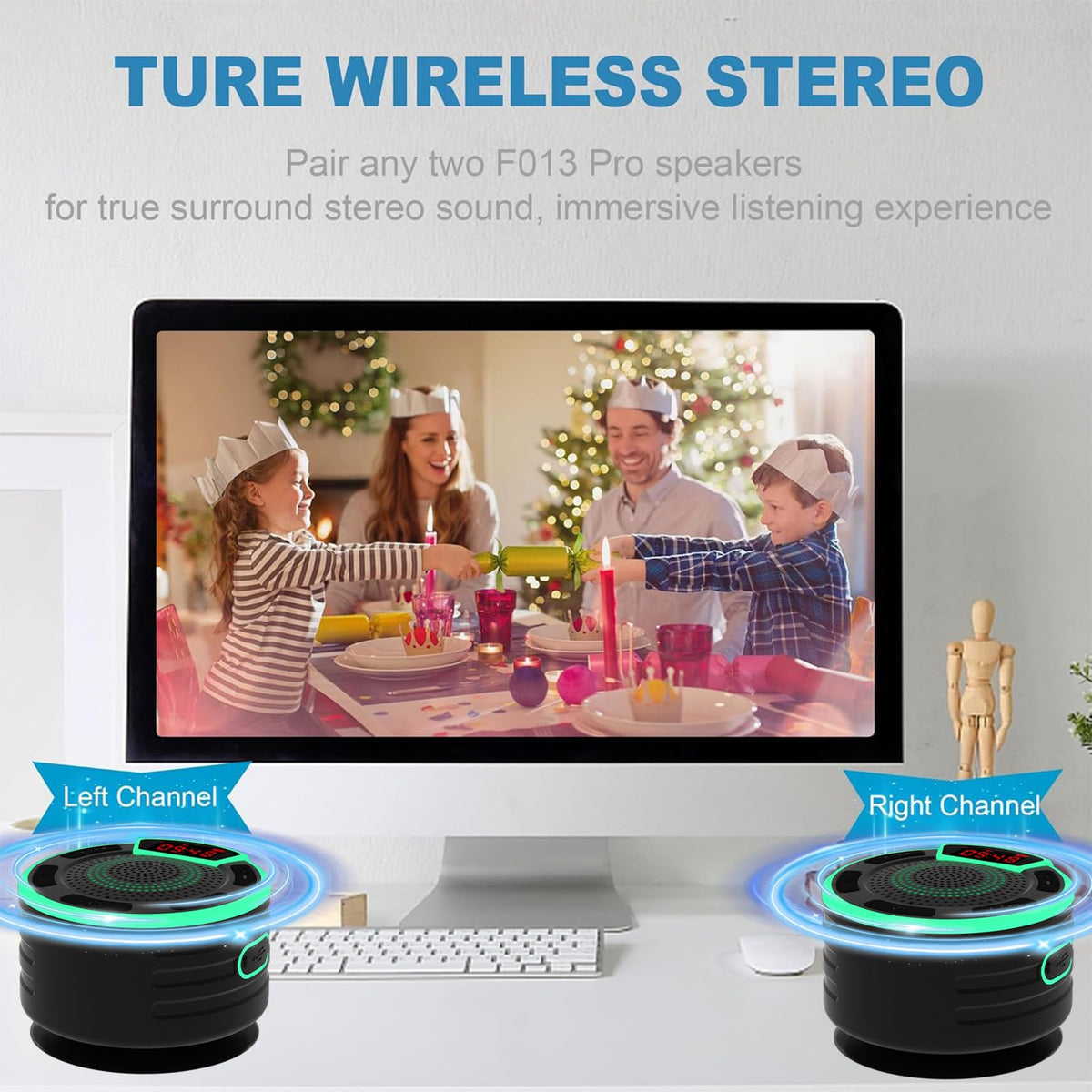 IPX7 Waterproof Portable Bluetooth Speaker with Suction Cup B6115