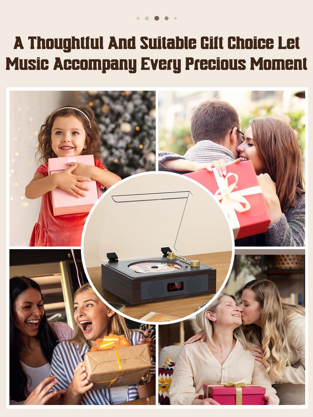 Portable CD Player with Built-in Speakers Bluetooth M89600