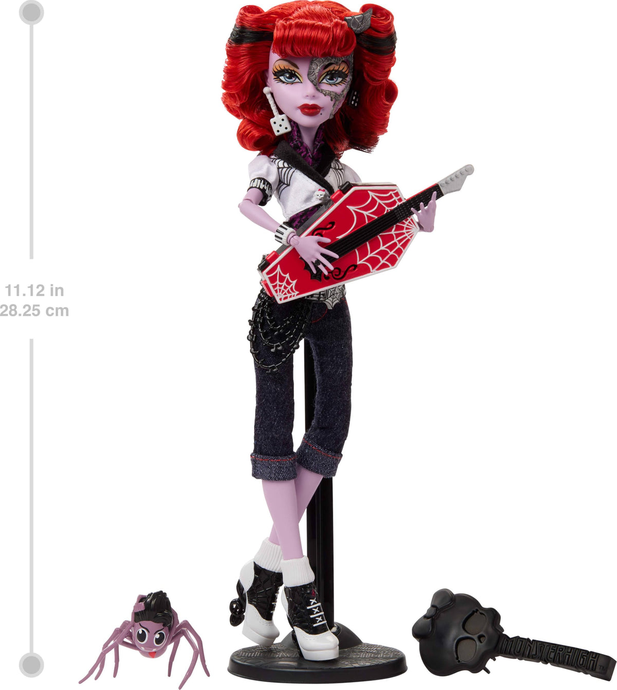 Monster High Operetta Doll with Doll Stand, Diary, and Pet Spider J315622