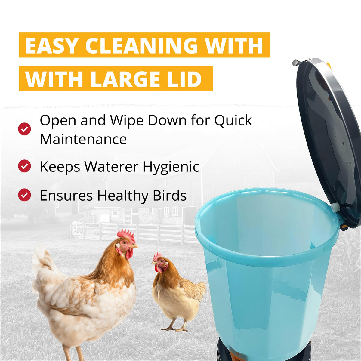 12 Gallon Poultry Waterer Q592