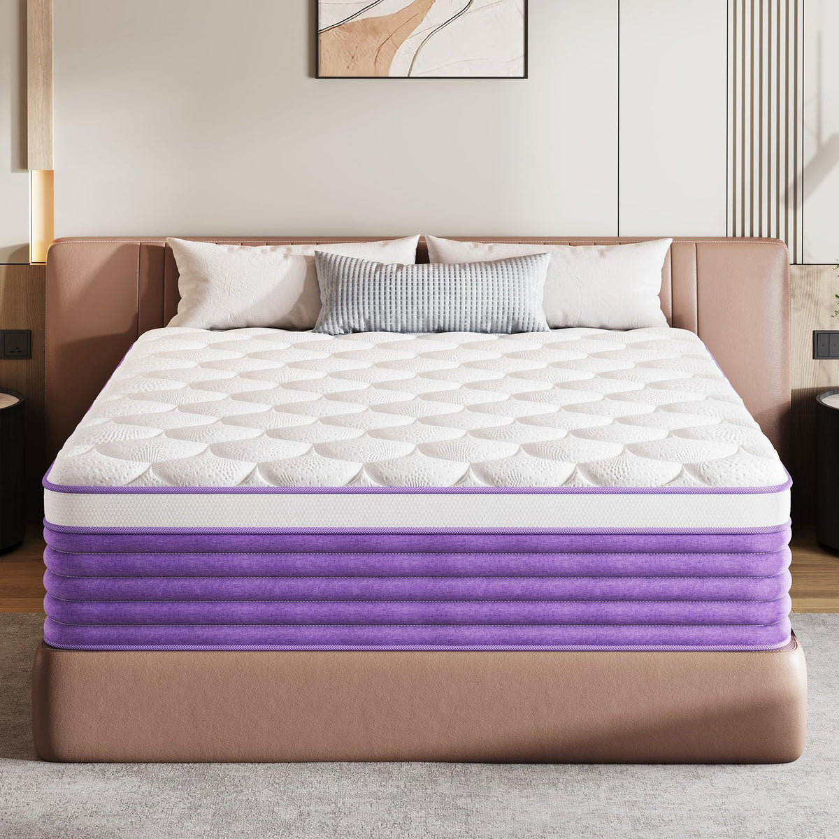 Queen 12 Inch Hybrid Mattress H66860
