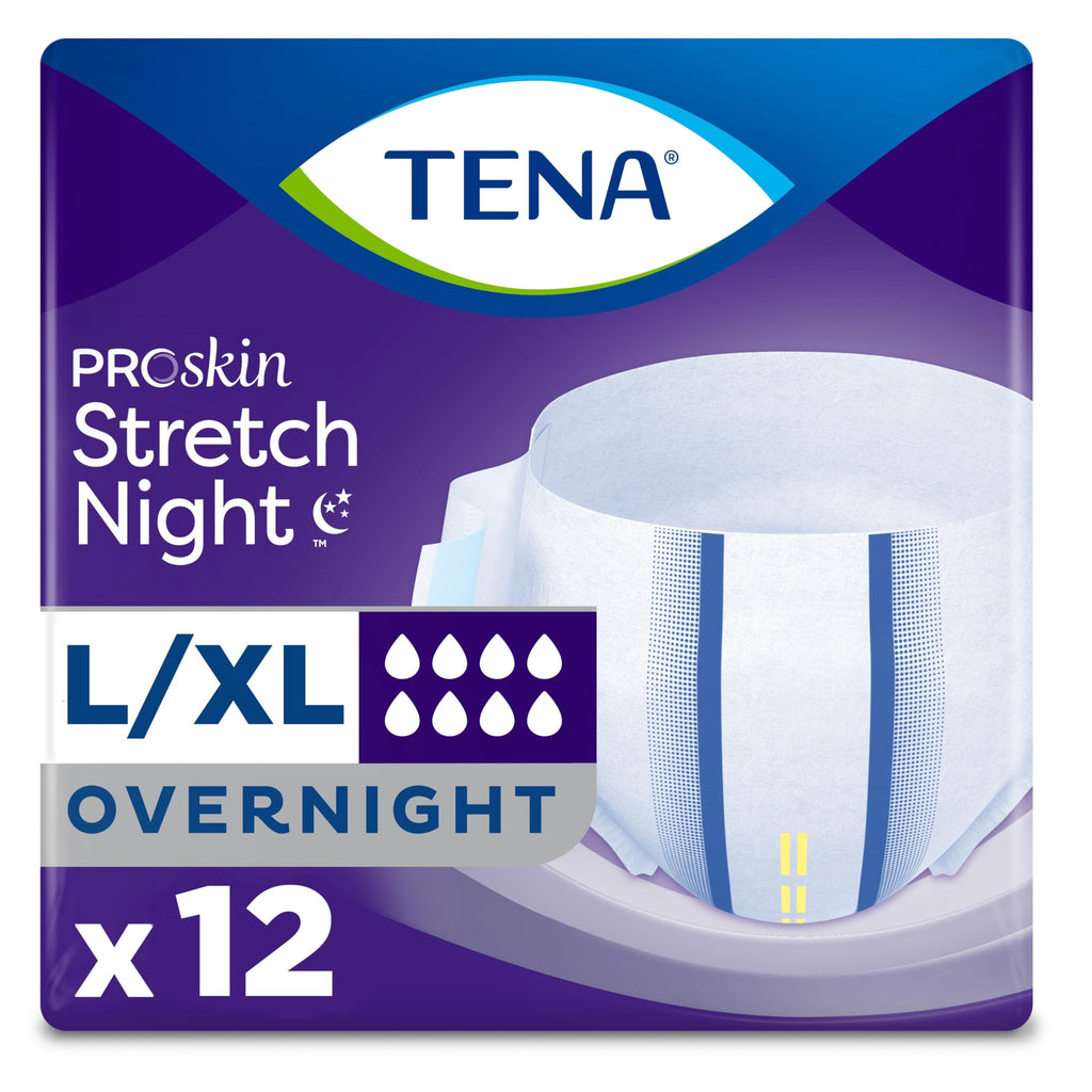 Overnight Incontinence Stretch Briefs L/XL 12 ct M798599