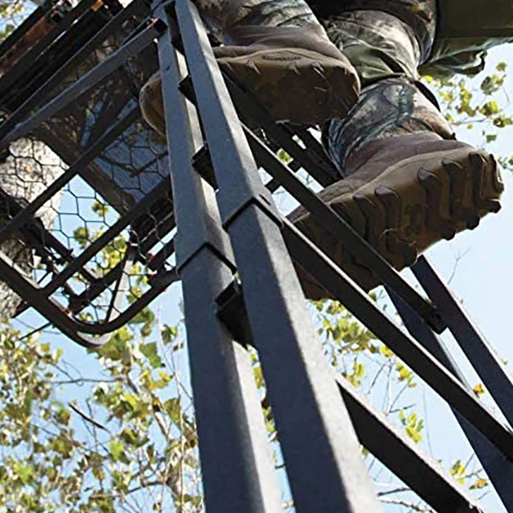 Adjustable 17 ft 1-Person Ladder Tree Stand M5493