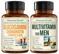 Glucosamine Chondroitin Turmeric MSM Men's Multivitamin Supplement Bundle U726488